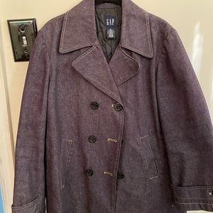 Navy Blue/ Purple denim Jacket